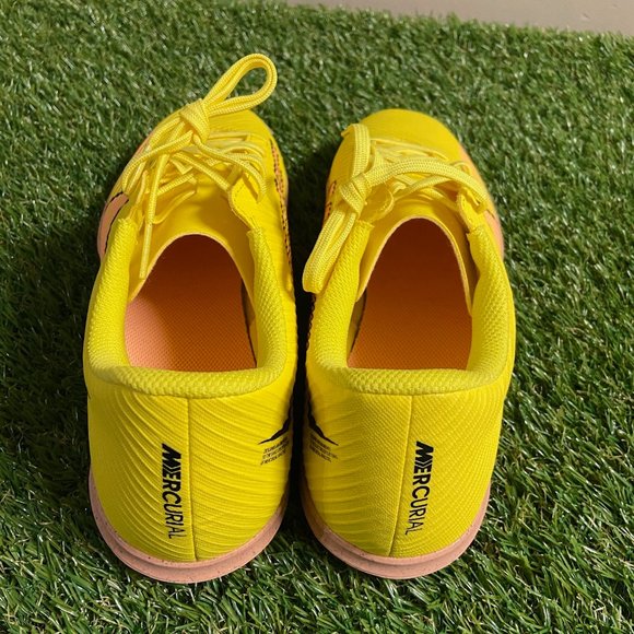 Nike Mercurial Vapor 15 Club IC Indoor Soccer Shoes Yellow DJ5969-780 Men\'s 10 main image 3
